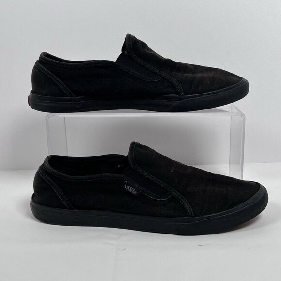 Vans Shoes - Vans Black Sneakers Sleek Slip-On Comfort